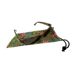 Vintage Maui Jim Atoll MJ220-10 Sunglasses Brown Polarized